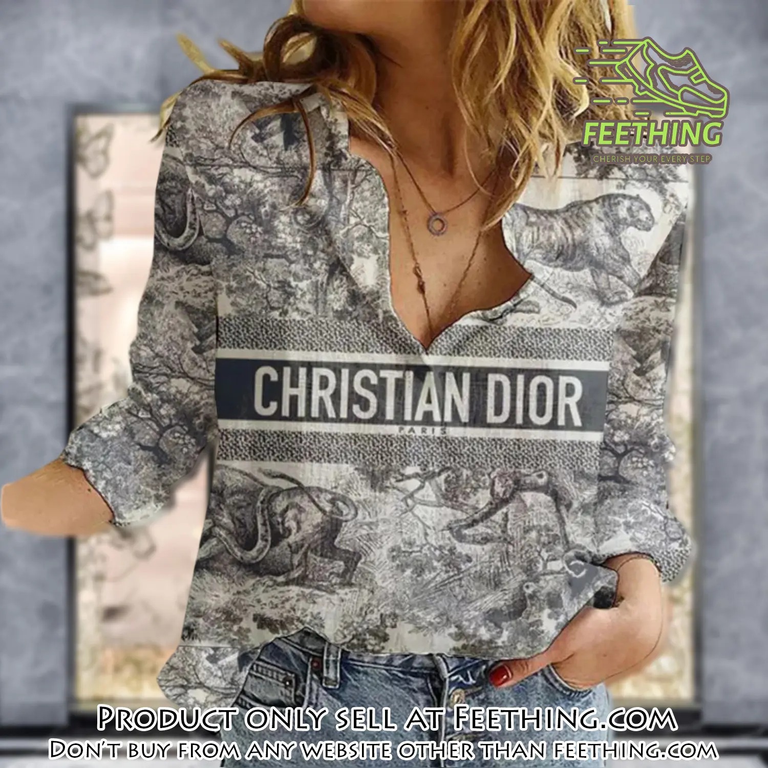 Dior luxury women casual shirt linen shirt wcs1007 ft5306893